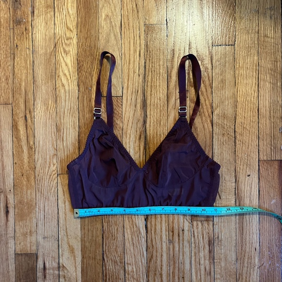Fortnight Longline Bralette - 34C - Burgundy (fits small) - Picture 4 of 7